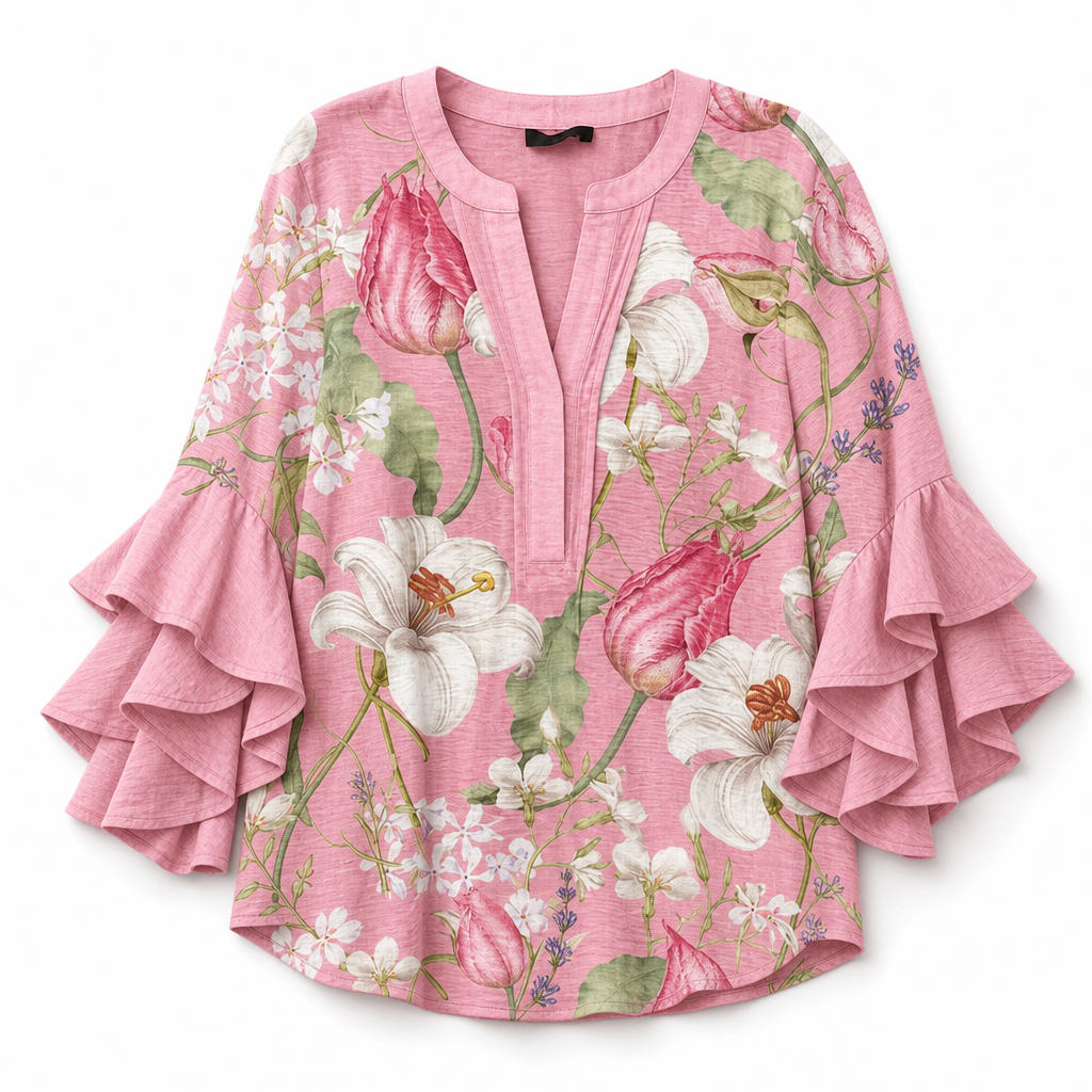 The Toinette Ruffle Blouse