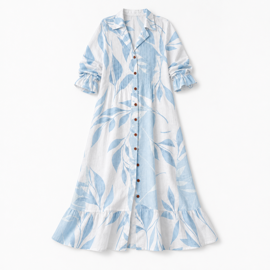 The Livie Maxi Shirt Dress