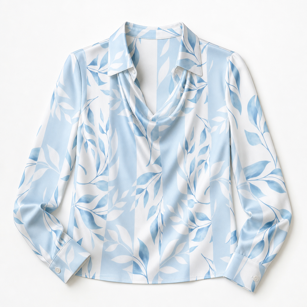 The Valeriane Satin Blouse