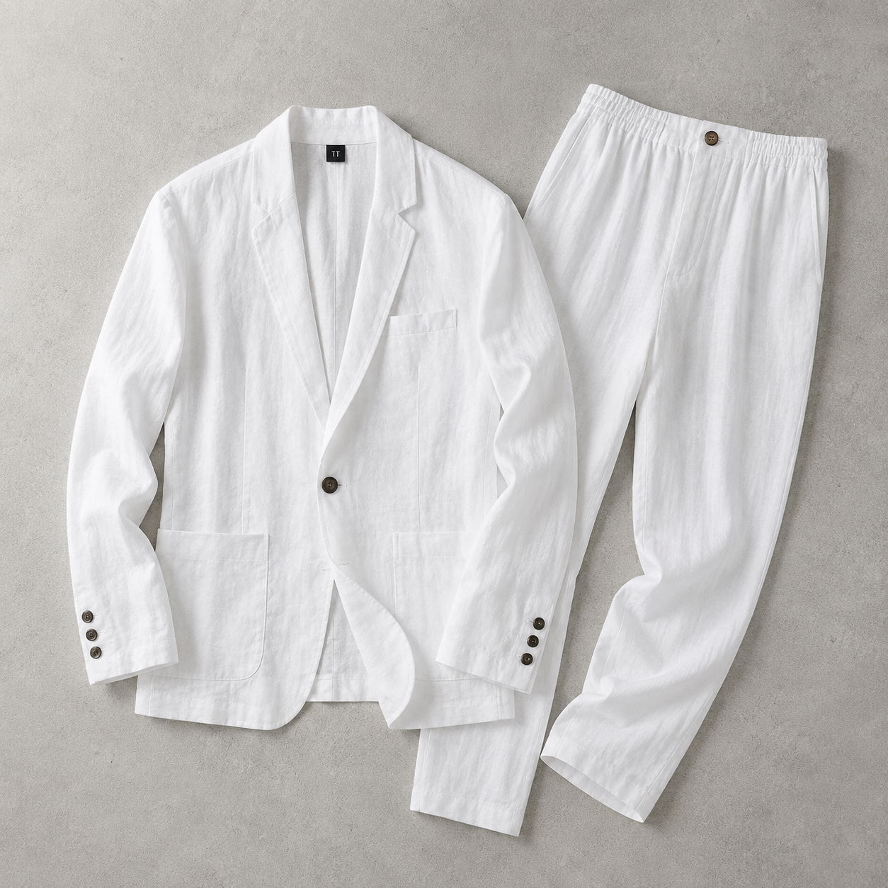 The Positano Linen Blazer And Trouser Set
