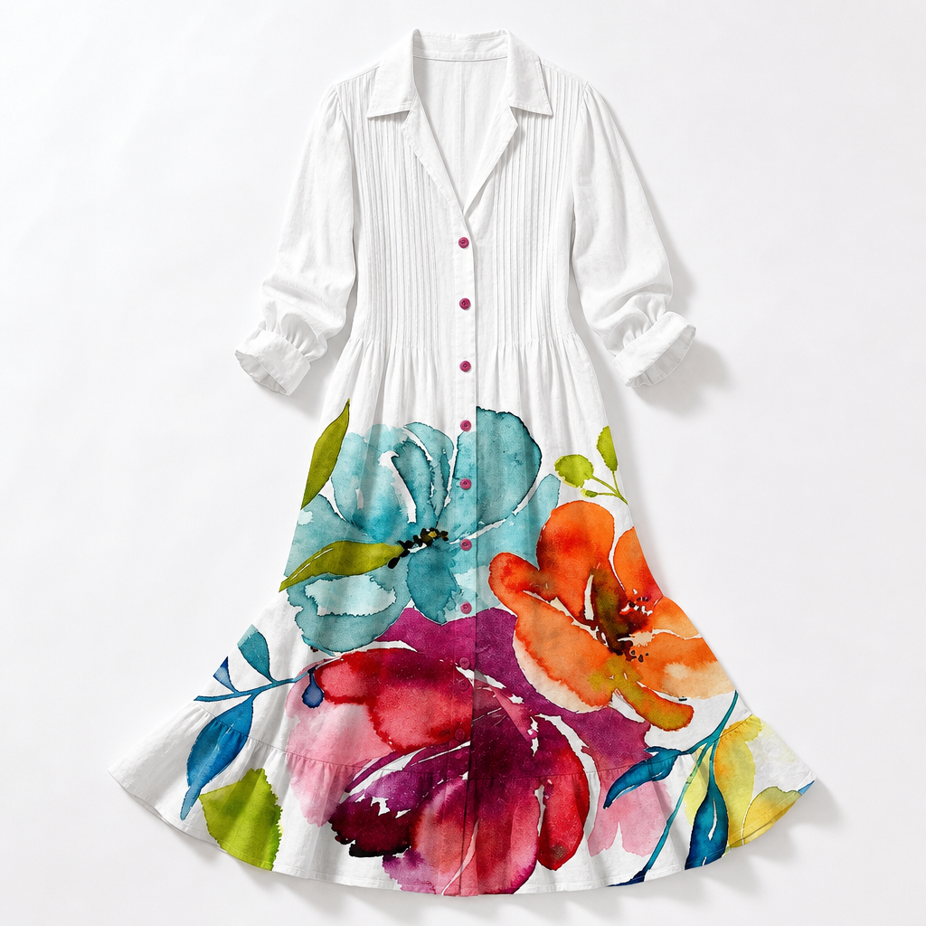 The Livie Maxi Shirt Dress